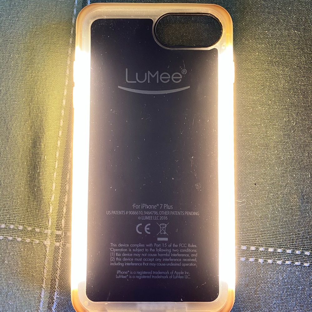 LUMEE duo case for IPhone 8plus